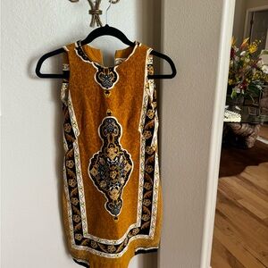 Farm rio sleeveless fall dress